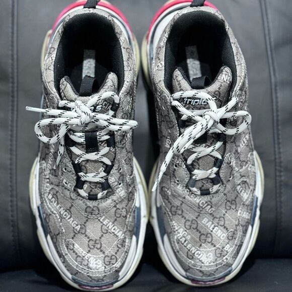 RARE Gucci Balenciaga The Hacker Project Triple S x Gucci - Picture 2 of 7